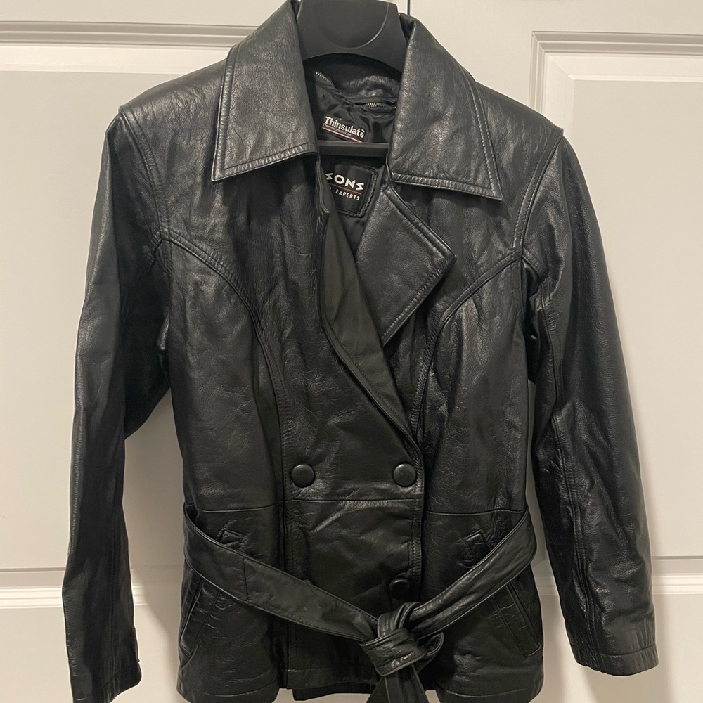 Vintage 90s Wilson Leather Jacket